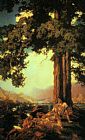 Maxfield Parrish Hilltop painting